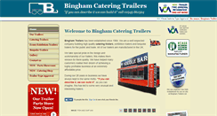 Desktop Screenshot of binghamcateringtrailers.co.uk